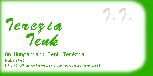 terezia tenk business card