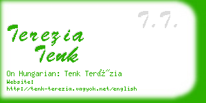 terezia tenk business card